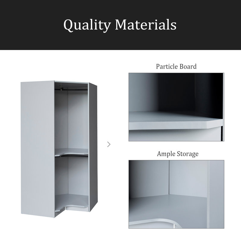 Flat pack corner wardrobe discount